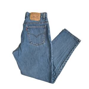 Vtg 90s Levis 950 Jeans WOMENS 14 Relaxed Fit Tapered Fit Orange Tab